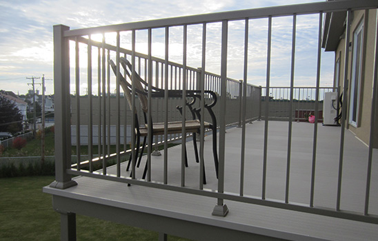 Balcon en aluminium